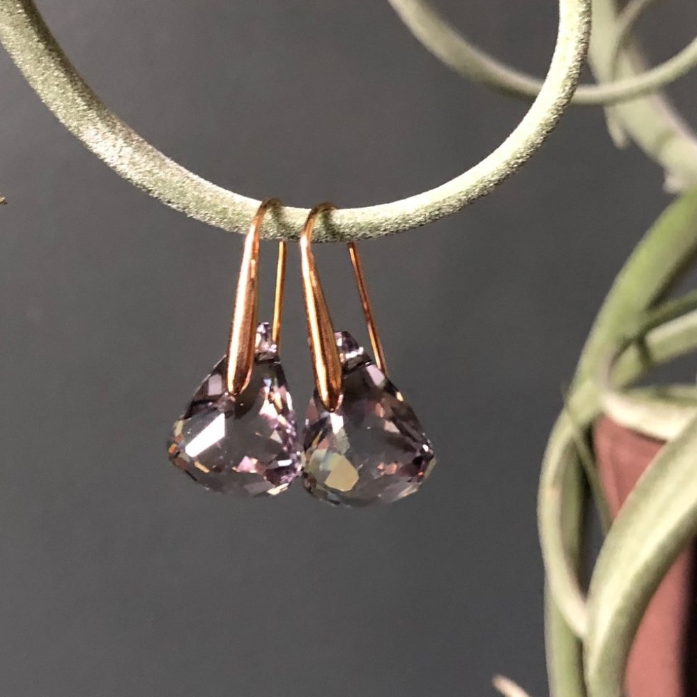 Swarovski Crystal Teardrop Earrings
